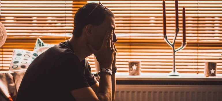 A person in recovery who is having difficulty.