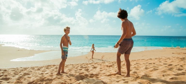 People in recovery on a Boynton Beach.