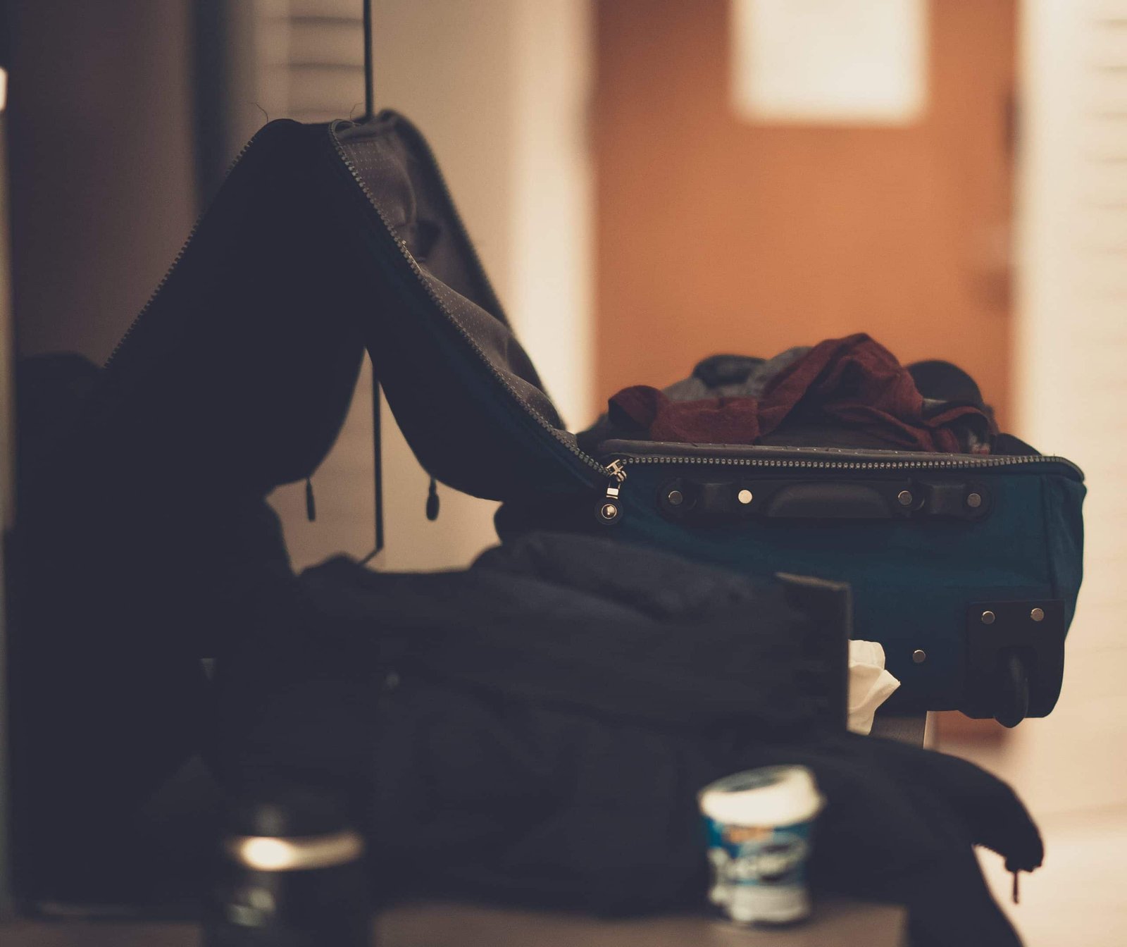 A suitcase for when you are deciding what to pack when sending your loved one to a treatment center.