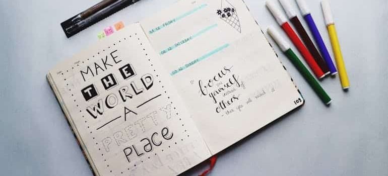 writings in a journal